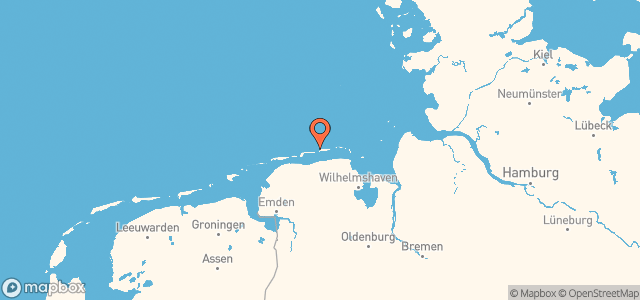 Map of Spiekeroog