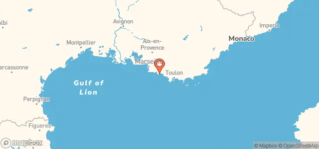 Map of La Ciotat