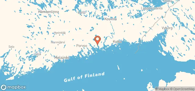 Map of Loviisa