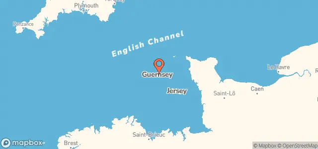 Map of Guernsey