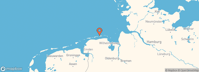 Map of Spiekeroog