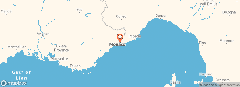 Map of Menton