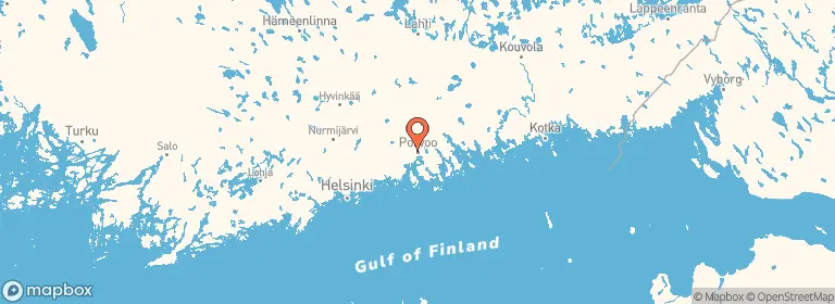 Map of Porvoo